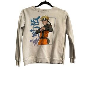 Naruto Graphic White Sweatshirt‎